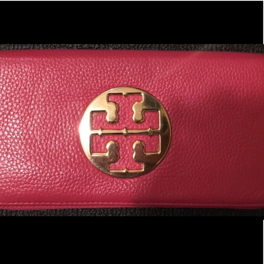 Tory Burch Continental Pink Wallet